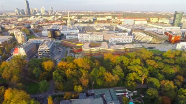 Městské panorama, Rakousko, Vídeň — Stock video