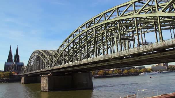 Stadens symbol Köln — Stockvideo