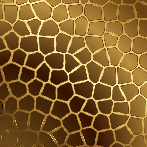 Векторное Фоновое Изображение Золотой Сеткой Золотом Фоне Стиль Деко Eps — стоковый вектор