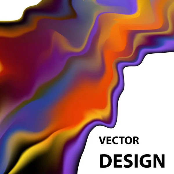 Imagen Fondo Vectorial Con Esquema Color Brillante Concepto Del Incendio — Vector de stock