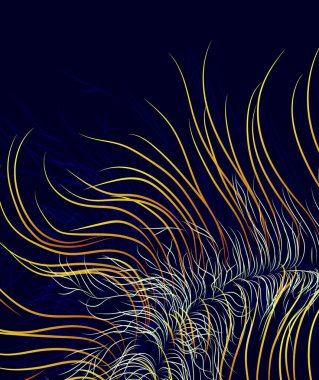 vektör arkaplan soyut resim modayı mavi ile inanılmaz eğimli dalgalı çizgiler