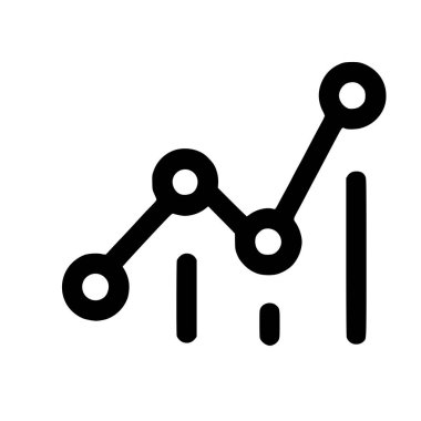 Beyaz arkaplandaki veri tablosunun vektör çizimi. Sunumlar, web siteleri ve finans, analitik ve iş büyümesiyle ilgili uygulamalar için mükemmel.