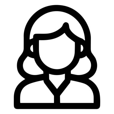 Bir kadının kafasının ve omuzlarının basit ve temiz bir temsili. Bu yüzsüz avatar simgesi kullanıcı profilleri, iletişim listeleri veya genel bir kadın sembolü olarak mükemmel.