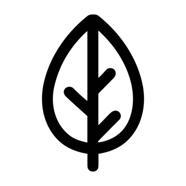 Tek bir yaprağın minimalist vektör çizimi. Bu temiz ve basit çizgi sanat ikonu doğayı, büyümeyi, çevreyi ve organik temaları temsil eder. Web ve uygulama tasarımı için mükemmel.