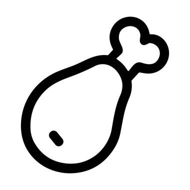 Tavuk budu ya da hindi budu gibi basit ve temiz bir ikon. Bu minimalist çizgi sanat grafiği beyaz arka planda izole edilmiştir. Yemek menüleri veya mutfak uygulamaları için mükemmeldir..