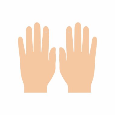 Avuç içleri öne dönük iki insan elinin minimalist bir grafiği. Bu sembol, duayı, inancı, ibadeti ya da temiz beyaz bir arkaplanı temsil ediyor..