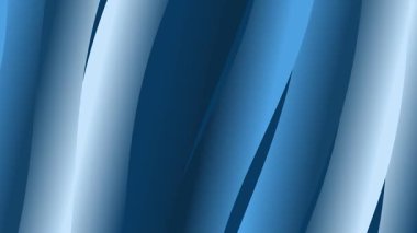 Akan mavi boru şekilli soyut bir arkaplan. Yumuşak yumuşak hareket çeşitli dijital projeler için rahatlatıcı ve profesyonel bir görsel oluşturur..