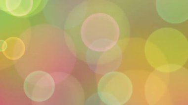 Yumuşak, odaktan uzak, sıcak pastel renklerde dairelerin kusursuz bir döngüsü. Bu soyut bokeh arkaplan herhangi bir proje için rüya gibi ve rahatlatıcı bir atmosfer yaratır..