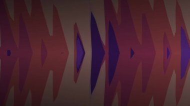 Soyut geometrik desenlerin koyu kırmızı ve mor renklerde kusursuz bir döngüsü. Bu modern hareket grafiği dinamik, pürüzlü şekiller oluşturarak büyüleyici bir görsel efekt yaratır..