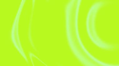 Soyut akışkan yeşil dalgaların kusursuz döngüsü ve parlak yeşil arkaplanda kıvrımlar. Çeşitli projeler için modern bir minimalist hareket grafiği.