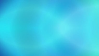 Yumuşak odaklı soyut bir arka planın kusursuz bir döngüsü. Mavi, cyan ve yeşil renklerin ince pikselli dokusuna sahip güzel bir gradyanı var..