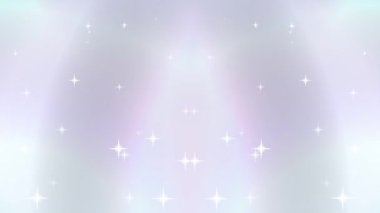 Işıldayan ışık parçacıkları ve ışıldayan yıldızların büyüleyici döngüsü yumuşak, eğimli bir arkaplanda zarifçe hareket ederek dingin ve ruhani bir atmosfer yaratıyor..