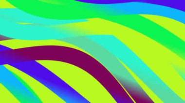 Değişik yeşil, mavi, mor ve sarı tonlarda dalgalı çizgiler içeren dinamik ve soyut bir arkaplan..