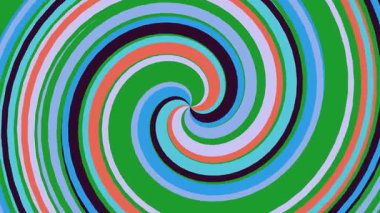 Canlı renklerin dinamik girdabının yer aldığı büyüleyici bir video soyut ve hipnotik bir görsel illüzyon yaratıyor..