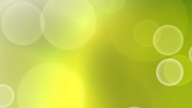 Beyaz daireli soyut yeşil arkaplan görüntüleme