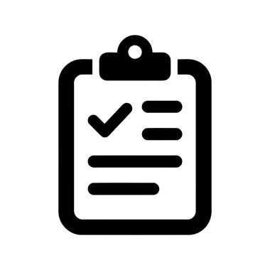 Bir görevin tamamlandığını gösteren pano kontrol listesi simgesi ve liste yönetimi için daha fazla satır