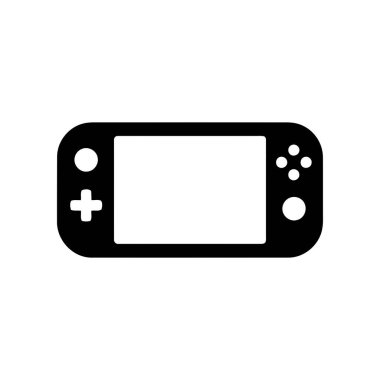 Oyun konsolu aygıtı video oyunları oynamak için ekran ve kontrol düğmeleri içeriyor