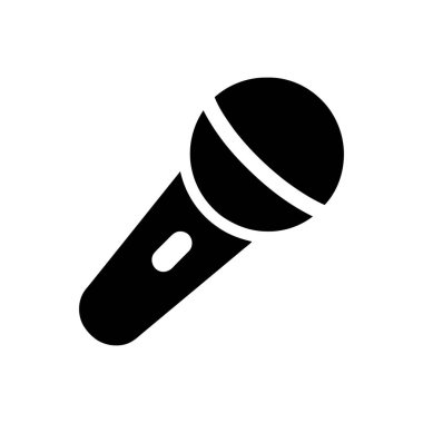 Temiz beyaz arka planda canlı ses ve profesyonel ses kayıt cihazları için mikrofon