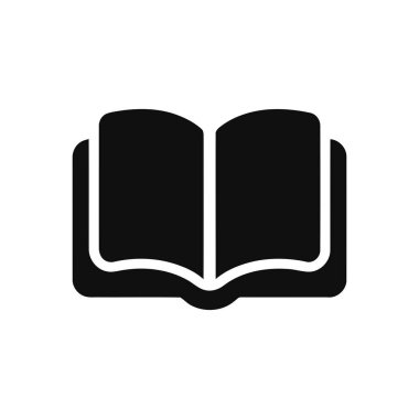 Bilgi ve eğitimi temsil eden bir kitap. Bu basit simge öğrenme ve akademik temalar için mükemmeldir.