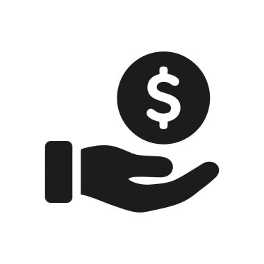 Para el konseptinde mali işlemler ve ekonomik büyüme için bir dolar madeni para sembolü gösterilmektedir