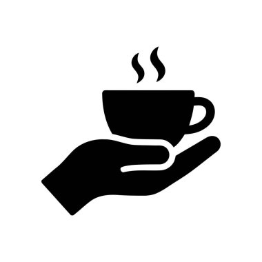 Sıcak bir kahve fincanını tutarak konukseverliği ve servisi sembolize ediyorum.