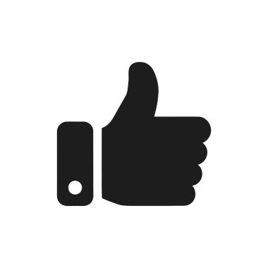 Sosyal medya ve web uygulamalarında sıklıkla kullanılan olumlu geri bildirim ve onayı temsil eden simge gibi başparmaklar