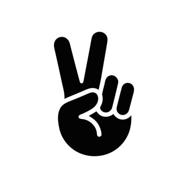 İşaret ve orta parmaklarıyla barış ya da zafer işareti gösteren el kaldırılması uyum ve başarıyı simgeliyor.