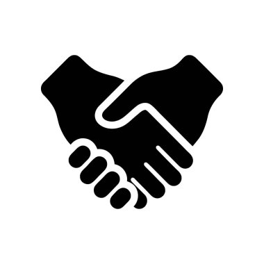 İş anlaşmasını temsil eden el sıkışma simgesi güven ve başarılı işbirliği ortaklığı