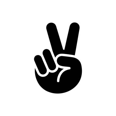 El, barış işaretini gösterir. Zaferin güçlü bir sembolü ya da iki parmağıyla yapılan anlaşmanın.