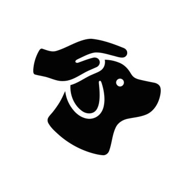 Evcil hayvanlara ilgi duyun. Nazikçe bir köpeği okşayın. Hayvan refahını ve arkadaşlığını temsil eden bir köpeği.