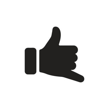 El sıkışma işareti gevşemeyi temsil ediyor ya da iletişim için bana işaret verin.