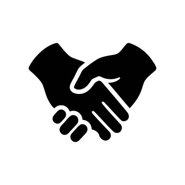 El sıkışma sembolü bir iş anlaşmasında iki kişi arasındaki anlaşma ve ortaklığı temsil ediyor