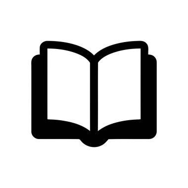 Okumayı ve genel eğitimi temsil eden açık kitap simgesi