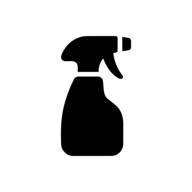 Sıvı temizleyiciyi ev yüzeyine dağıtmak için sprey şişesi. Hijyen ve bakım için temel araç.
