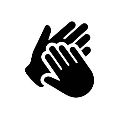 El çırpma hareketinde gösterilen eller çeşitli kavramlar için açık bir grafik sembolü sunar