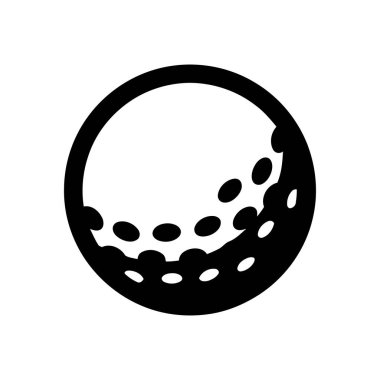 Golf topu illüstrasyonunda kendine has gamzeli yüzeyi spor ve eğlence temaları için mükemmeldir.