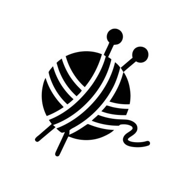 Hobi meraklıları ve zanaat meraklıları için iplik örgü iğneleri grafik çizimler