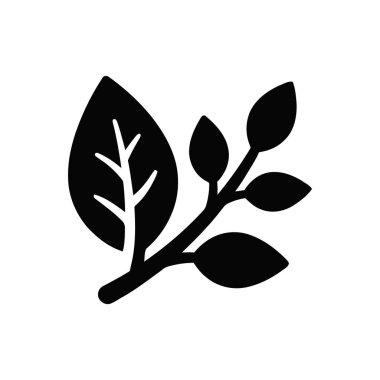 Çoklu yapraklı yaprak ve dal doğal büyüme ve ekolojik temaları temsil eder