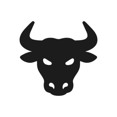 Boğa başlı siluet logosu çarpıcı bir grafikte güç ve kararlılığı gösteriyor.