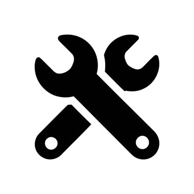 Anahtar simgesi grafiksel olarak çapraz açılır araç ayarlarını ve servis çözümlerini sembolize eder