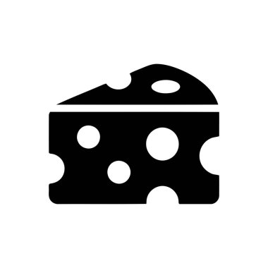 Süt ürünleri ve abur cuburlarla ilişkilendirilen çeşitli deliklerle peynir dilimi