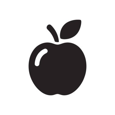 Elma meyvesi sembolü sağlıklı beslenme ve organik ürünleri temsil eder