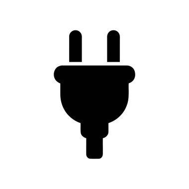 Elektrik prizi grafik sembolü enerji bağlantısı ve elektrik arzını temsil ediyor