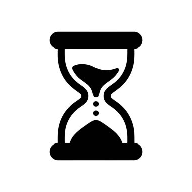 Kum saati simgesi zaman geri sayımını ve son teslim tarihi yönetimini temsil ediyor Bu klasik kum saati zamanın geçişini görsel olarak simgeler