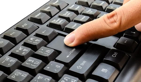 Push keyboard — Stock Photo, Image