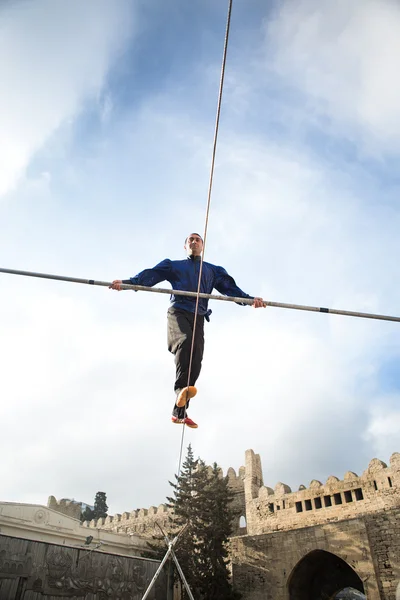 Nowruz jongleur de vacances en Azerbaïdjan Photos De Stock Libres De Droits