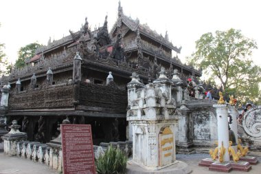 Mandalay 'ın Myanmar' daki görüntüsü
