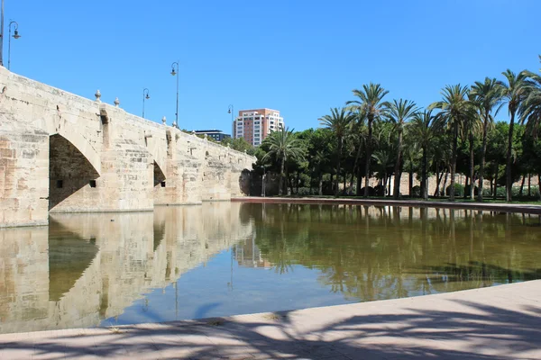 Ponte di Valencia romano — Foto Stock