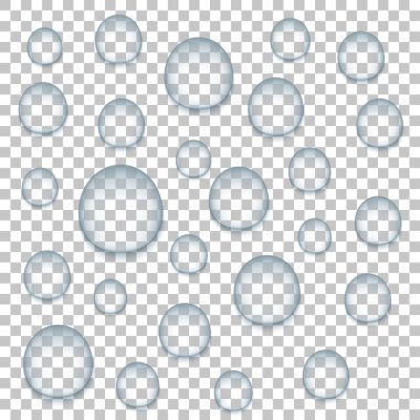 Damla izole bir arka plan üzerinde şık ayarla