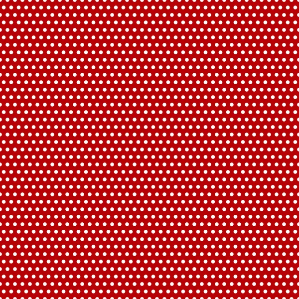 Motif sans couture rouge à pois design élégant — Image vectorielle